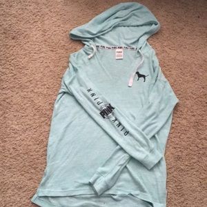Teal PINK hoodie